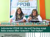 PPDB MA Ma'arif Pacitan Tahun Pelajaran 2024-2025